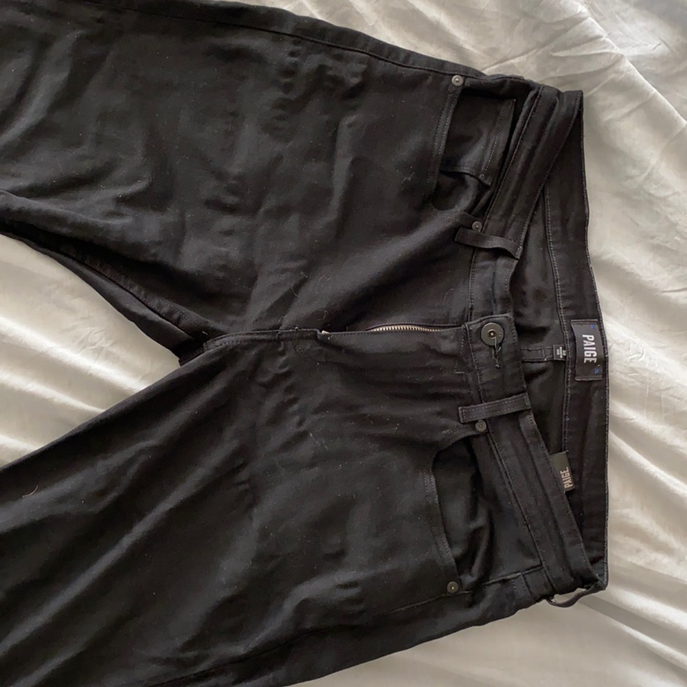 Paige Jeans size 33, black Lennox style